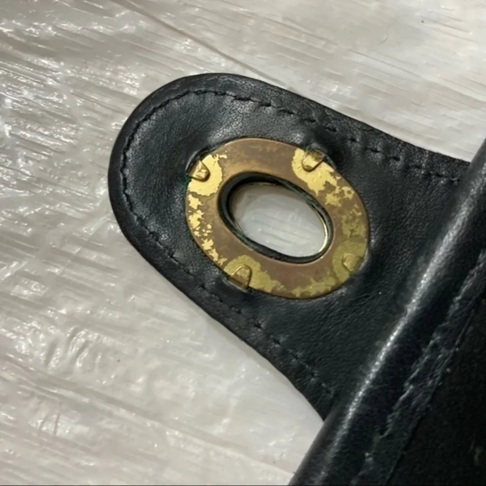 Coach black leather vintage Willis bag 1999 Costa Rica